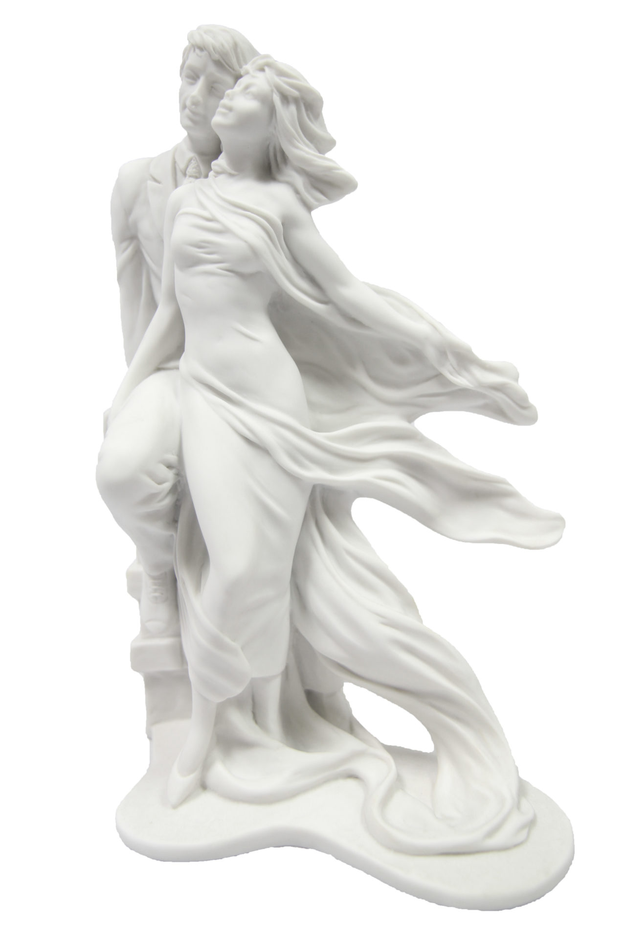 10" Romantic Couple by the Wall