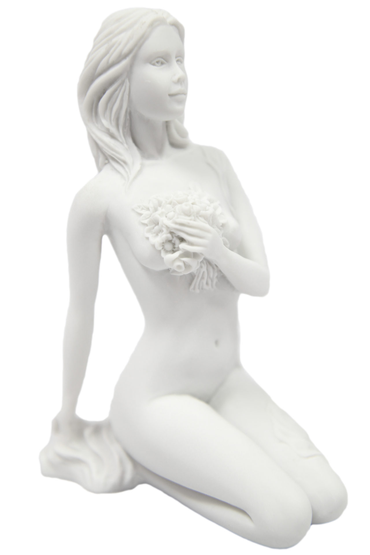 5.5" Kneeling Nude with Roses