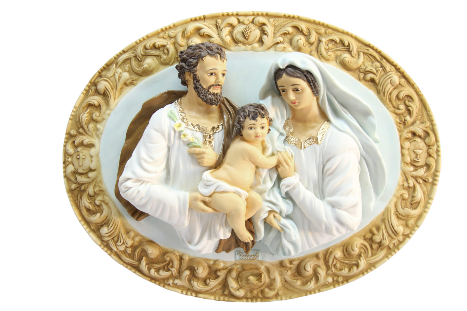 17" x 13" Holy Family Wall Plate