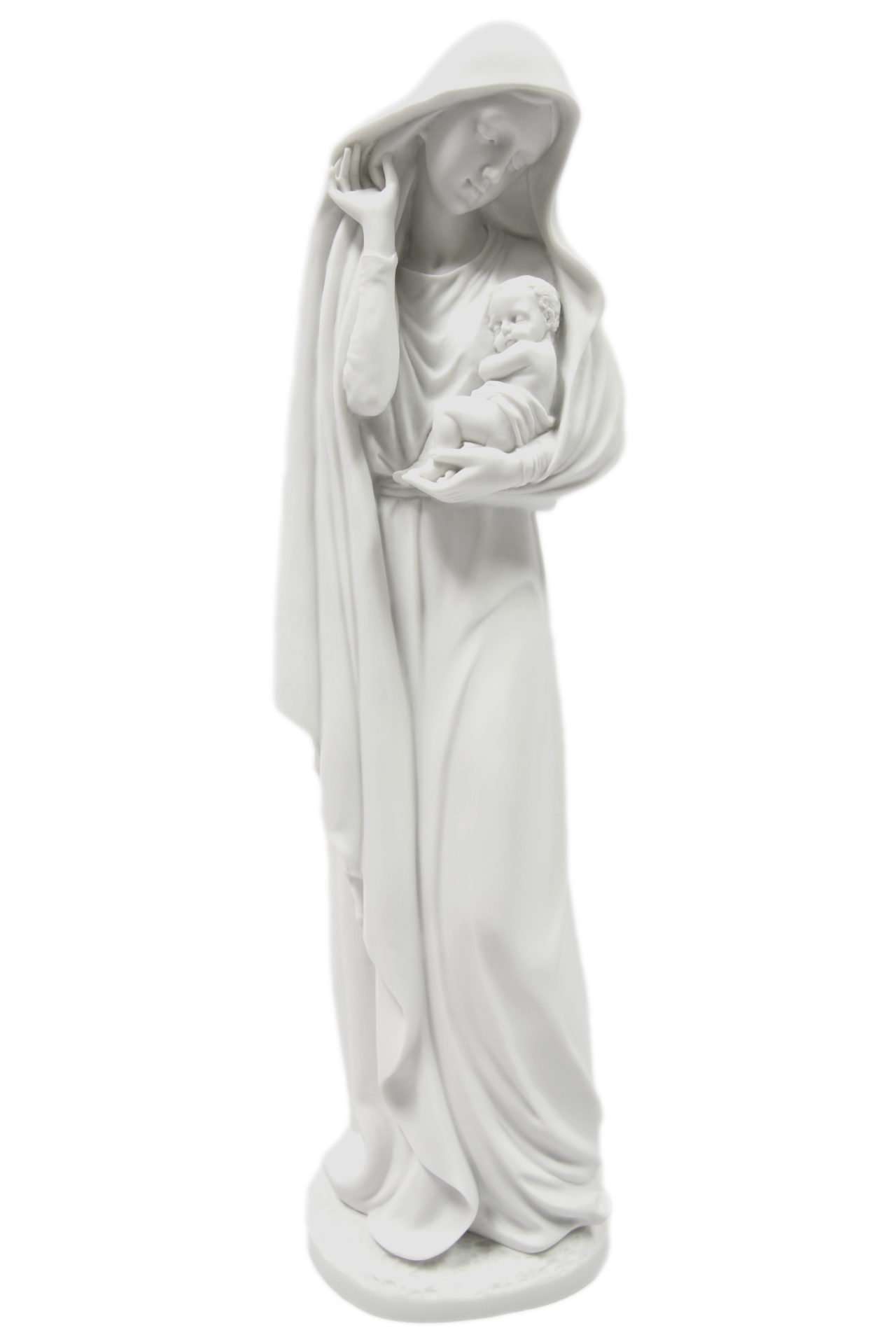 18" Virgin Mary with Baby Jesus