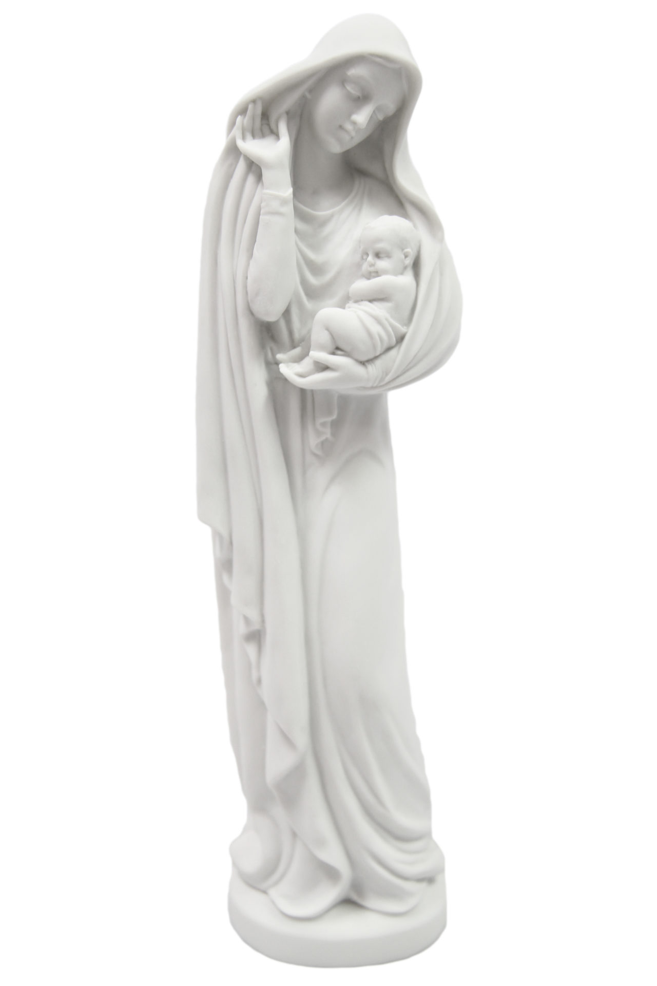 12" Virgin Mary with Baby Jesus