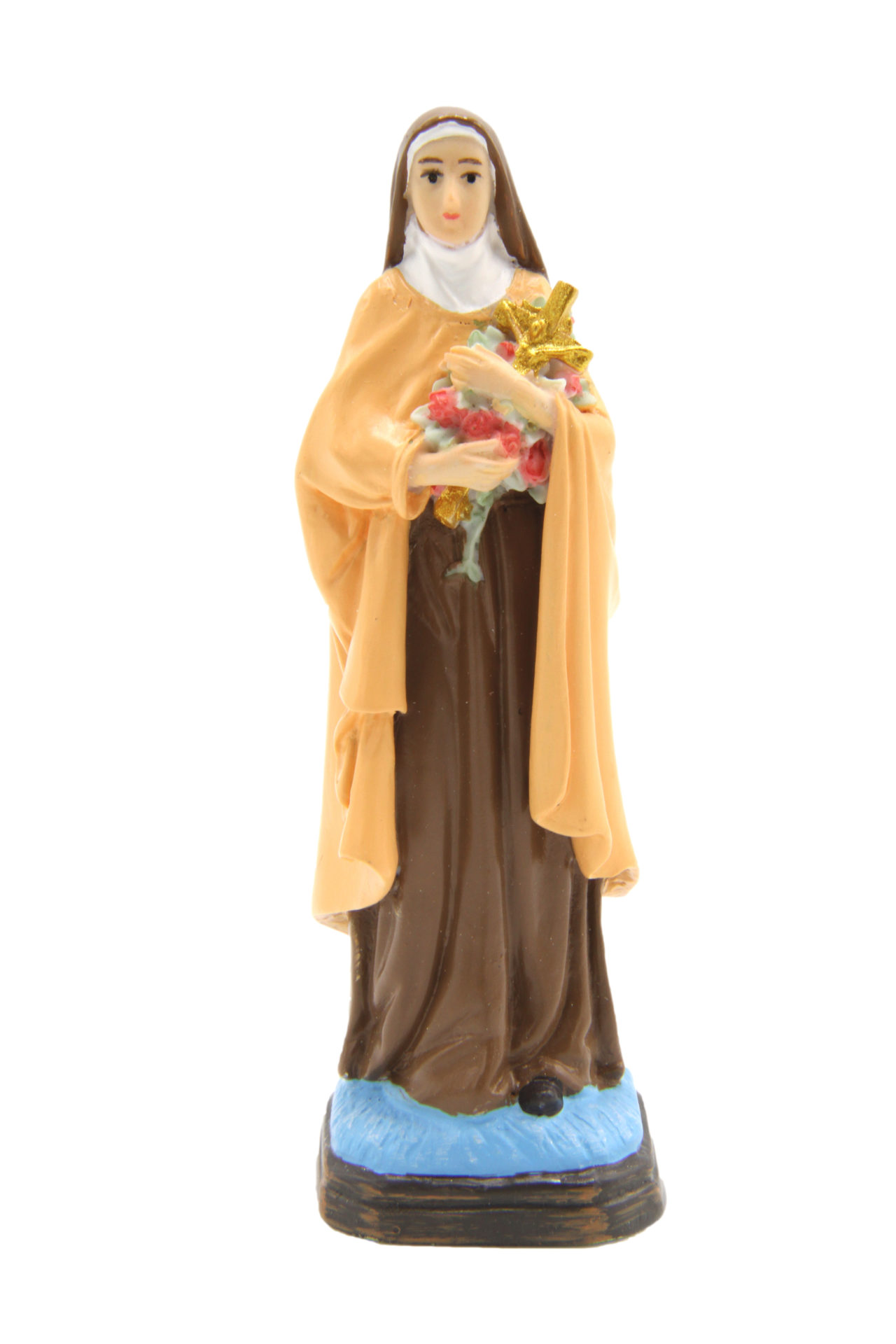 4.25" Saint Therese of Lisieux Little Flower Statue